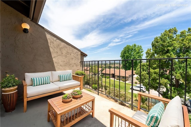 17430 Plaza Otonal, San Diego, CA 92128 - balcony featuring an outdoor living space
