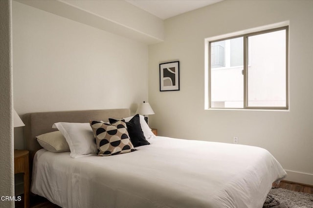 5232 Satsuma Ave Unit 106, North Hollywood, CA 91601 - bedroom featuring wood finished floors and baseboards