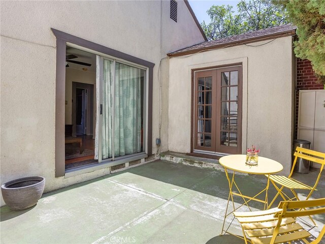 334 N Lomita St, Burbank, CA 91506 - view of patio with french doors