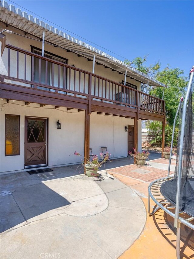 334 N Lomita St, Burbank, CA 91506 - view of patio / terrace featuring a trampoline