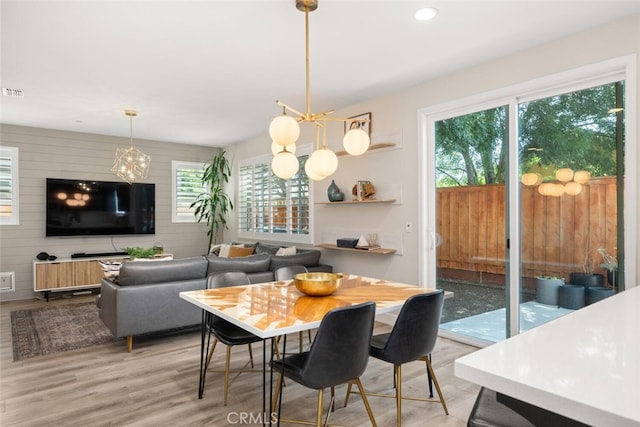 27 Bentwater Loop, Chico, CA 95973 - dining area with wood finished floors, healthy amount of natural light, and recessed lighting