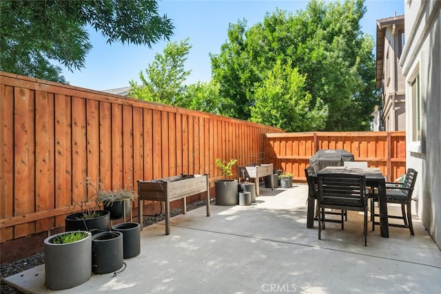 27 Bentwater Loop, Chico, CA 95973 - fenced backyard featuring outdoor dining space, a patio, and a grill