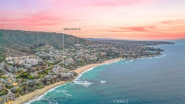 31895 Circle Dr, Laguna Beach, CA 92651 - aerial view of property's location featuring expansive beach