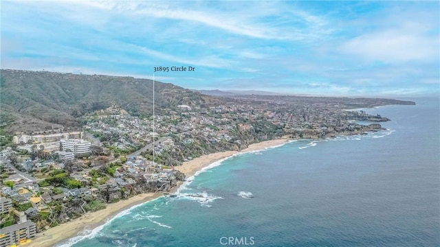 31895 Circle Dr, Laguna Beach, CA 92651 - aerial view of a water and mountain view