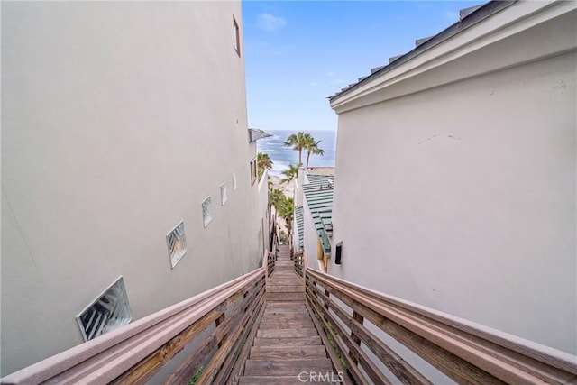 31895 Circle Dr, Laguna Beach, CA 92651 - view of side of property featuring stucco siding and a water view