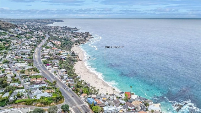 31895 Circle Dr, Laguna Beach, CA 92651 - aerial view of property's location featuring expansive beach