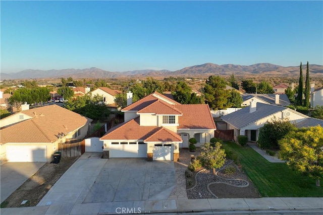 2892 Chuckwagon Rd, Palmdale, CA 93550 - aerial view of residential area featuring mountains
