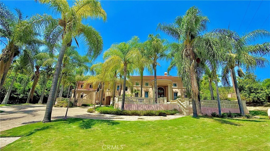 1573 Nabal Rd, La Habra Heights, CA 90631 - mediterranean / spanish-style home featuring a porch and stucco siding