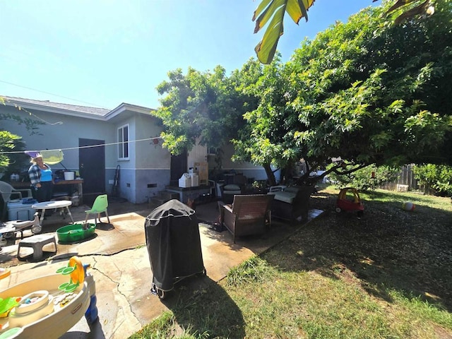 835 Corvina St, Imperial Beach, CA 91932 - view of yard featuring a patio area and an outdoor hangout area