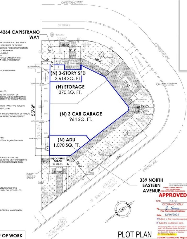 4268 Capistrano Way E, Los Angeles, CA 90063 - parcel map