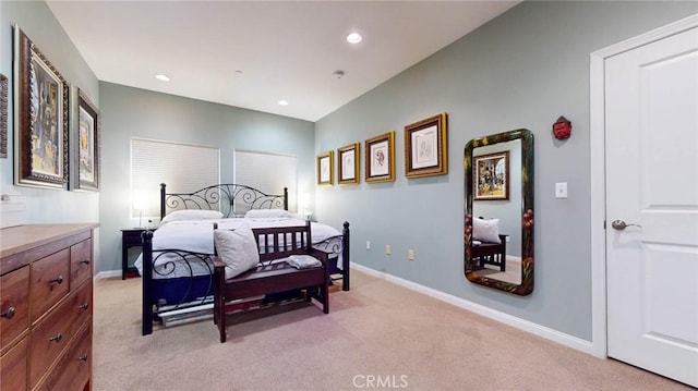 4821 Bakman Ave Unit 405, North Hollywood, CA 91601 - bedroom featuring light colored carpet and recessed lighting