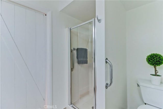 3463 Bahia Blanca W Unit B, Laguna Woods, CA 92637 - bathroom with a stall shower and toilet