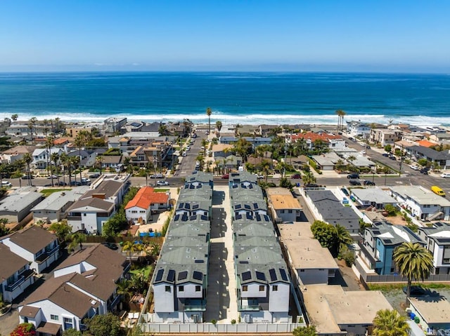 3586 Garfield St, Carlsbad, CA 92008 - aerial perspective of suburban area featuring waterfront with a beach
