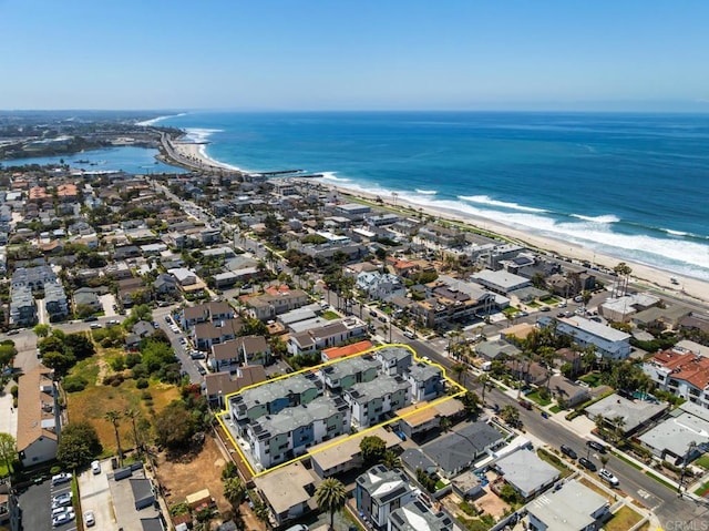 3586 Garfield St, Carlsbad, CA 92008 - aerial view of property and surrounding area featuring nearby suburban area and property boundaries highlighted