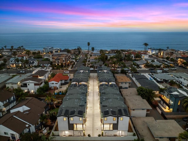 3586 Garfield St, Carlsbad, CA 92008 - aerial view at dusk of a water view and a residential view