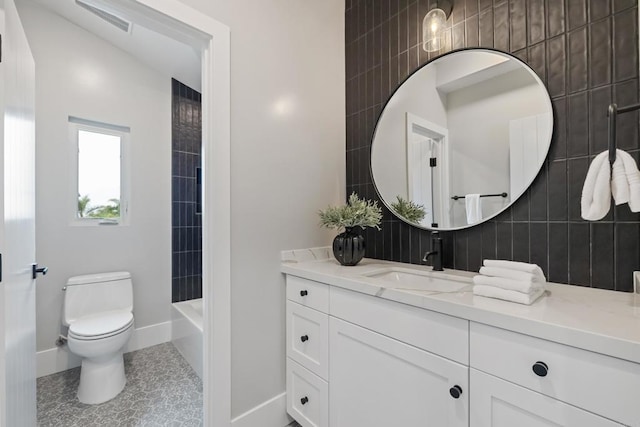 3586 Garfield St, Carlsbad, CA 92008 - bathroom with vanity and  shower combination