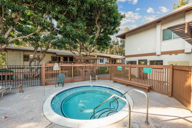 6354 Rancho Mission Rd Unit 517, San Diego, CA 92108 - view of swimming pool with a community hot tub and a pool