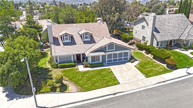 20004 Kent Ln, Canyon Country, CA 91351 - aerial view of property and surrounding area