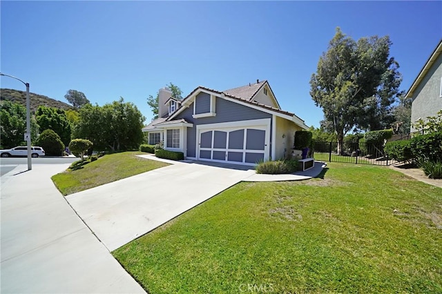 20004 Kent Ln, Canyon Country, CA 91351 - view of front of property with driveway and an attached garage