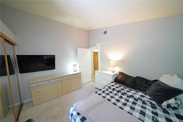 27768 Crookshank Dr, Saugus, CA 91350 - bedroom featuring light colored carpet and a closet