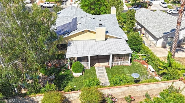 27768 Crookshank Dr, Saugus, CA 91350 - view from above of property