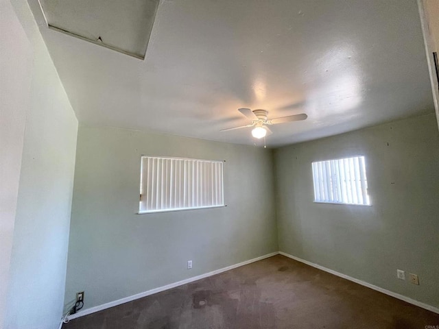 1195 Ilexey Ave, San Diego, CA 92154 - carpeted empty room with a ceiling fan and baseboards