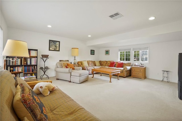 1801 Wilson Ave, Arcadia, CA 91006 - living area featuring light carpet and recessed lighting