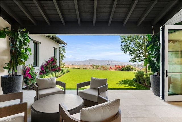 30 Catalina Vista Rd, Ladera Ranch, CA 92694 - view of patio with a mountain view