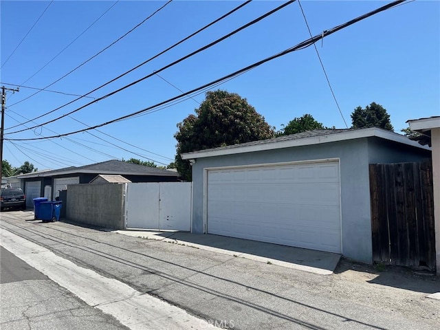 12843 Columbia Way, Downey, CA 90242 - detached garage with a gate