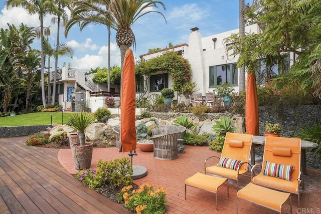 308 Sunset Dr Unit A, Encinitas, CA 92024 - deck with a patio area
