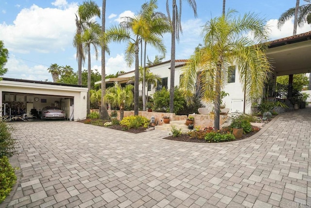 308 Sunset Dr Unit A, Encinitas, CA 92024 - view of front of property featuring decorative driveway