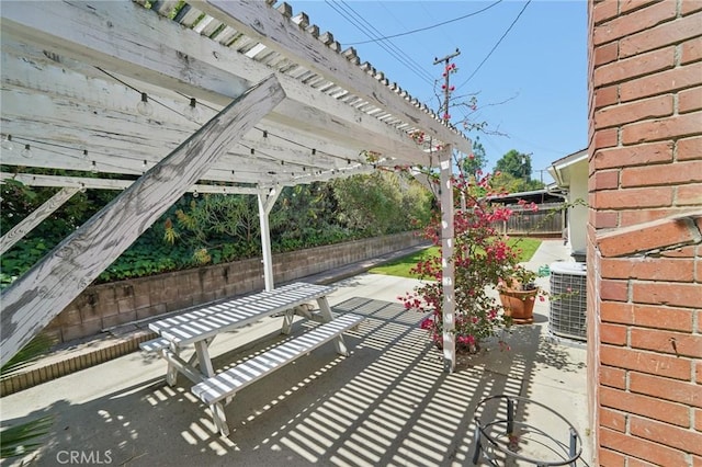 18472 Dragonera Dr, Rowland Heights, CA 91748 - fenced backyard with a patio and a pergola