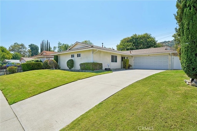 18472 Dragonera Dr, Rowland Heights, CA 91748 - ranch-style house featuring stucco siding, a garage, and concrete driveway
