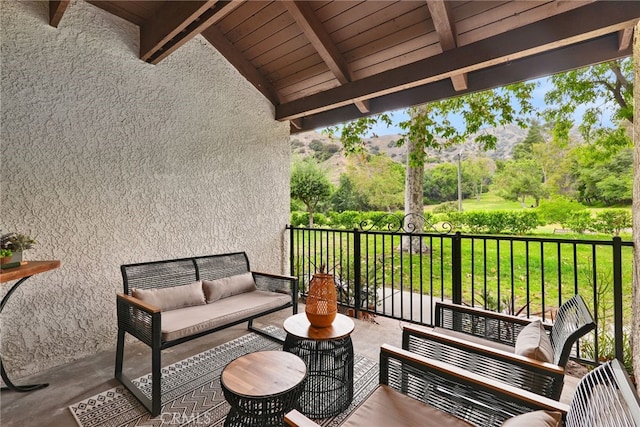 9403 Via Yolanda, Burbank, CA 91504 - view of patio / terrace featuring outdoor lounge area