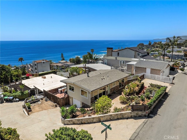 32055 Virginia Way, Laguna Beach, CA 92651 - aerial perspective of suburban area featuring a nearby body of water