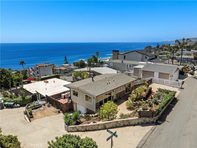 32055 Virginia Way, Laguna Beach, CA 92651 - aerial view of property and surrounding area with a nearby body of water