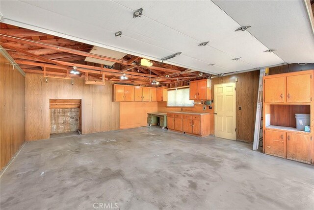 9465 Palo Verde Ave, Fontana, CA 92335 - garage with wooden walls