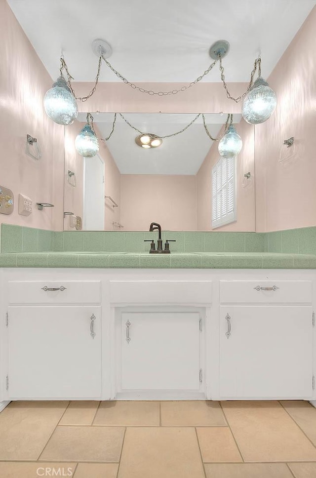 9465 Palo Verde Ave, Fontana, CA 92335 - bathroom featuring vanity and tile patterned flooring