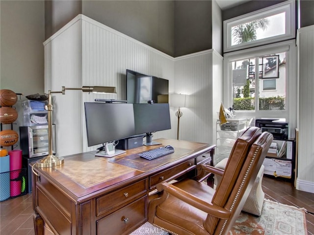 27020 Daisy Cir, Yorba Linda, CA 92887 - office area with dark wood-type flooring
