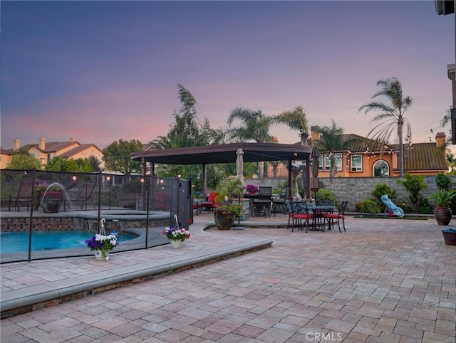 27020 Daisy Cir, Yorba Linda, CA 92887 - view of patio / terrace with a gazebo