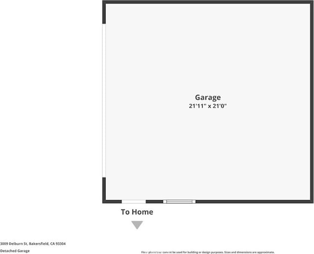 3009 Delburn St, Bakersfield, CA 93304 - view of property floor plan
