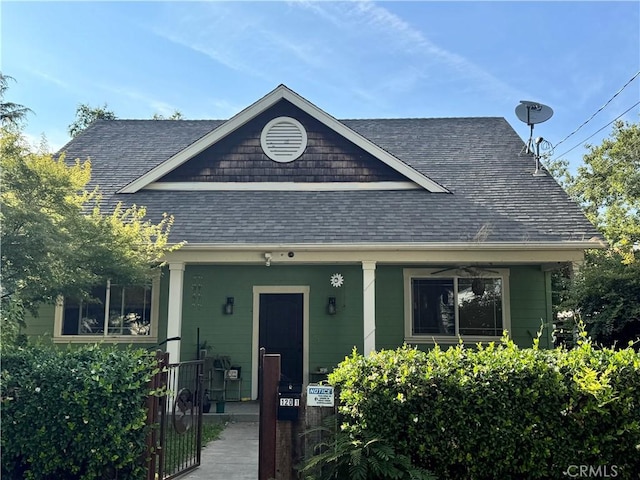 120 W 21st St Unit 1, Chico, CA 95928 - view of front of house with roof with shingles and a gate