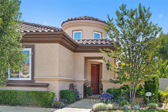 29530 Winding Brook Dr, Menifee, CA 92584 - mediterranean / spanish home featuring a tile roof and stucco siding