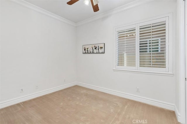 29530 Winding Brook Dr, Menifee, CA 92584 - carpeted empty room with crown molding and a ceiling fan