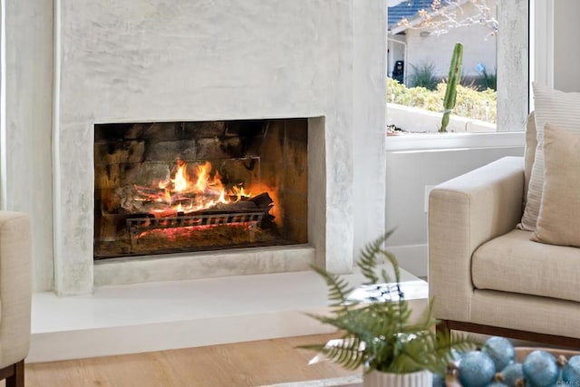 10594 Rookwood Dr, San Diego, CA 92131 - detailed view of a high end fireplace and wood finished floors