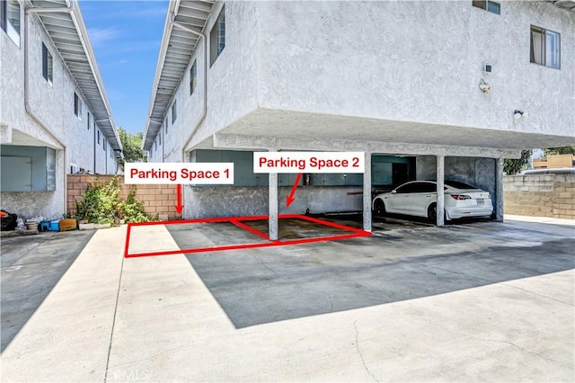 1821 Pepper St Unit 3, Alhambra, CA 91801 - view of covered parking lot