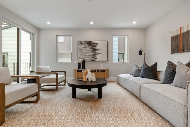 3584 Garfield St, Carlsbad, CA 92008 - living area featuring recessed lighting