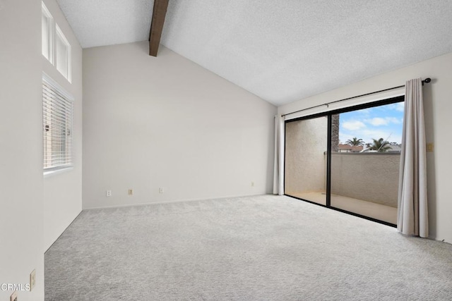 2524 Monaco Dr, Oxnard, CA 93035 - unfurnished bedroom with access to outside, carpet floors, and a textured ceiling
