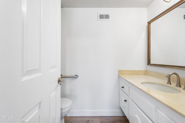 2524 Monaco Dr, Oxnard, CA 93035 - bathroom with vanity and wood finished floors