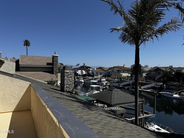 2524 Monaco Dr, Oxnard, CA 93035 - exterior space featuring a water view, a residential view, and a boat dock